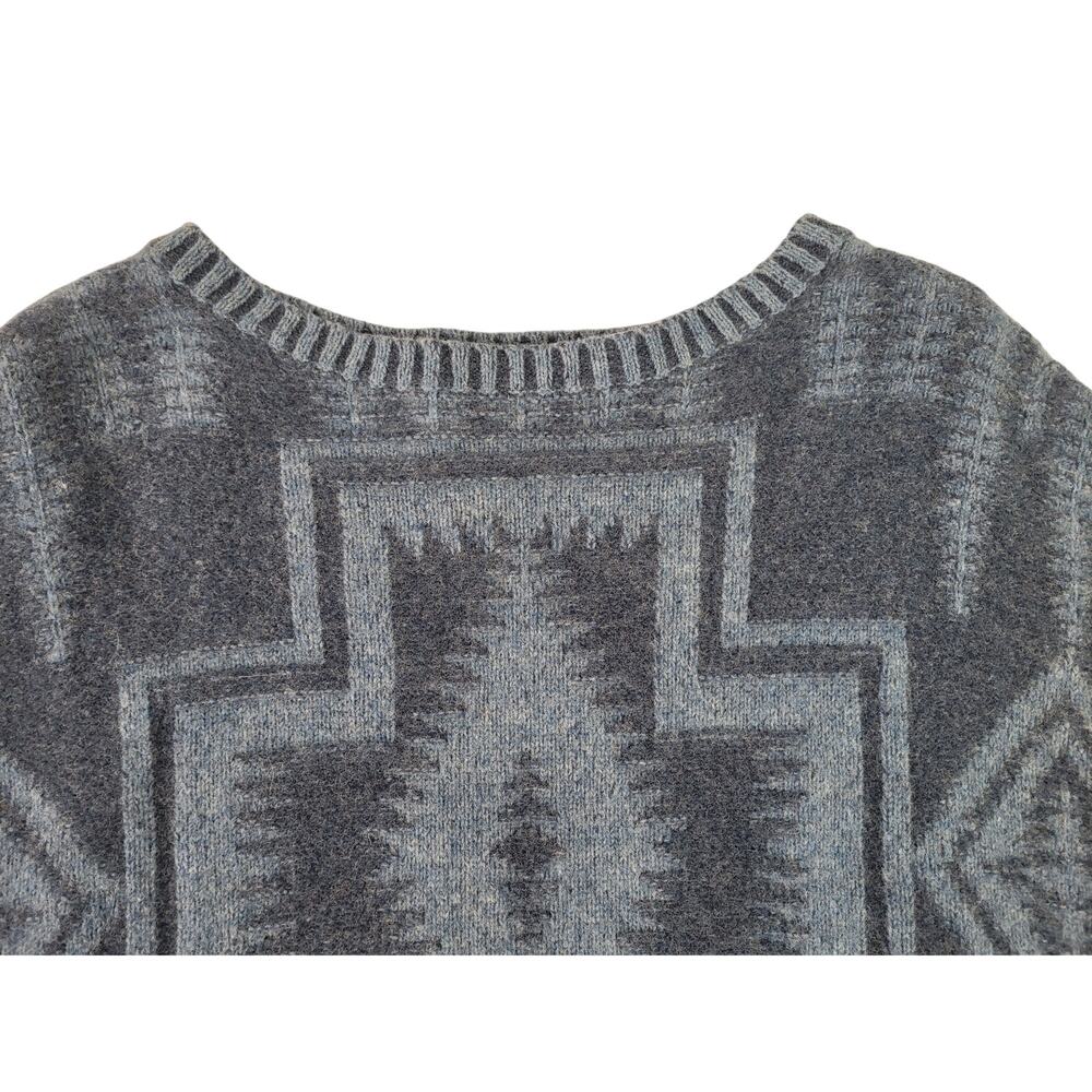 Pendleton Harding Graphic Wool Pullover Oversized… - image 5
